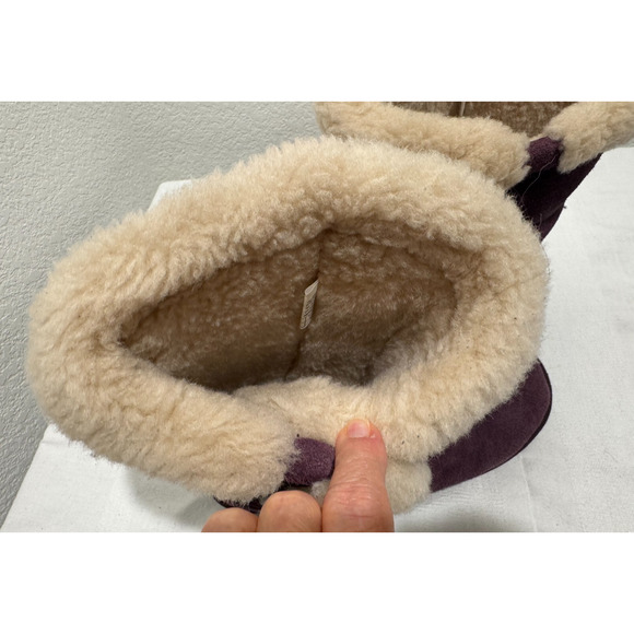 EMU Kungala Australia Mini Pull On Winter Purple Suede Boots EU 36 US 6 K4 - Picture 8 of 10